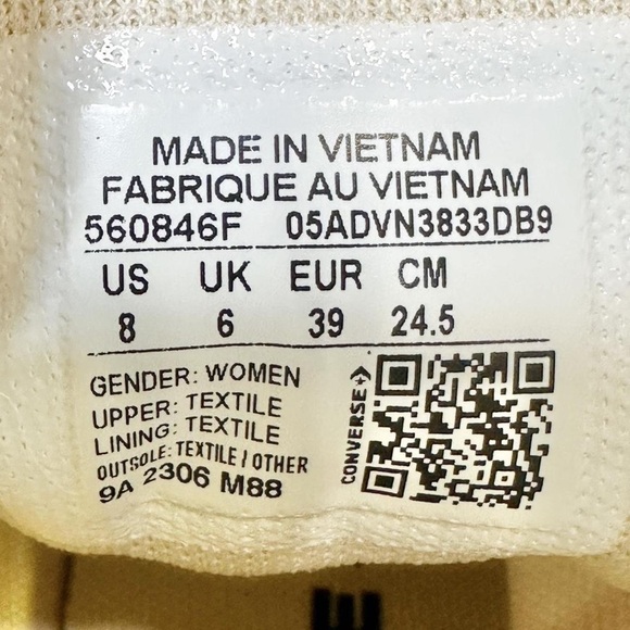 Converse All-Star High-Tops in Crisp White - Picture 4 of 4